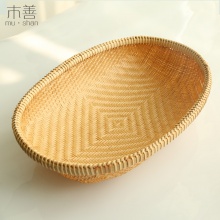 竹编水果筐竹簸箕
