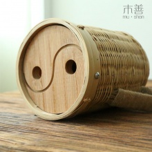 竹编暖壶保温瓶外壳